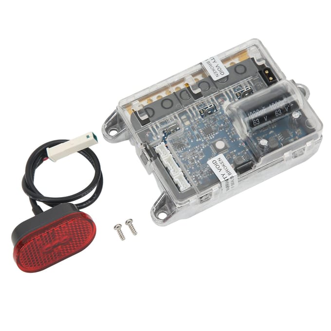 Elektrische Scooter Controller Hoofdbord Aluminiumlegering en ABS met Achterlicht Scooter Besturingsbord gray
