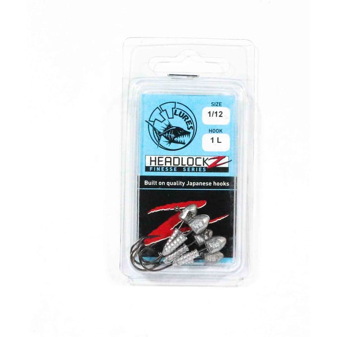 Tackle Tactics TT Headlockz Finesse Tête plombée 1/12 oz 1 5/paquet (3757)