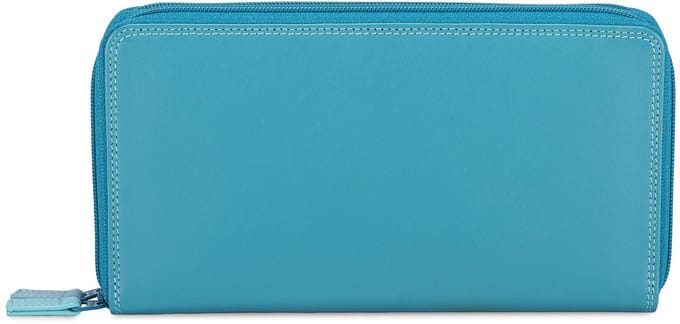 Mywalit Medium Tri-fold Portemonnee I Leer 14 cm - Dames - Horizontaal - sardinia