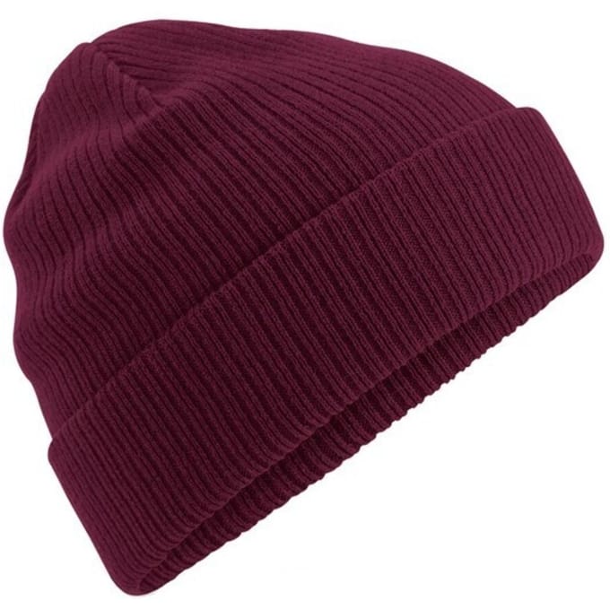 Beechfield Biologische Katoenen Beanie (Bourgondië)