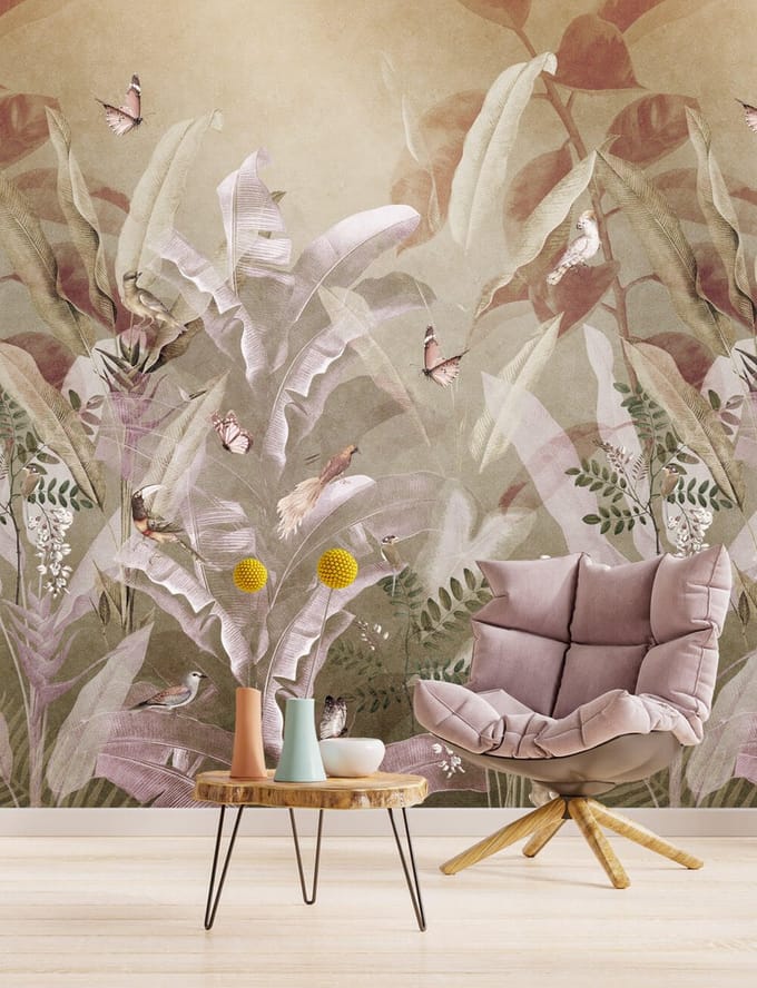 INGK - Surreal Forest Lilac - Behang