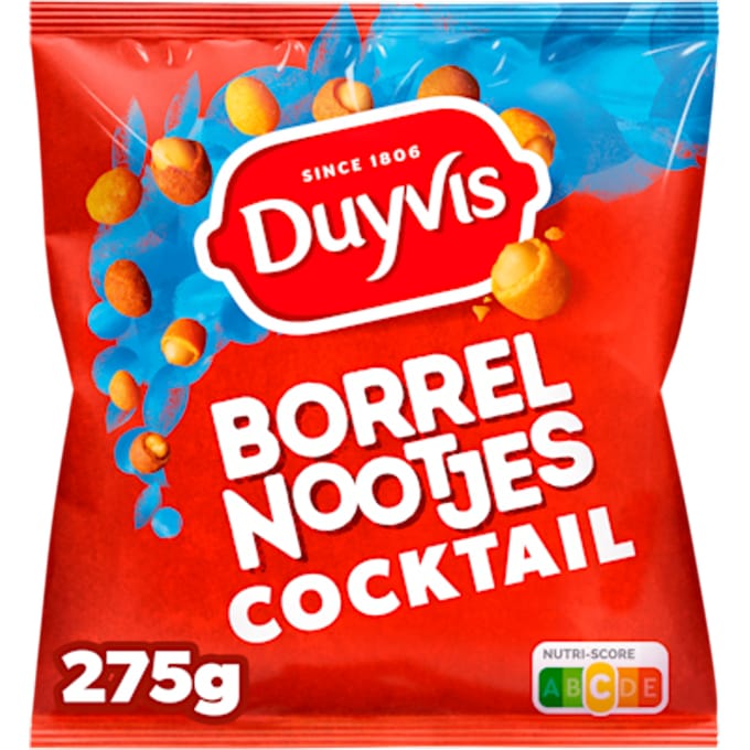Borrelnootjes Duyvis cocktail zak 275gr