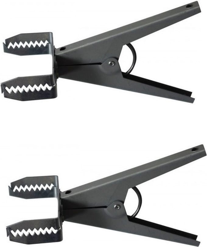 Mollenklem - 2x - gegalvaniseerd - woelmuizen klem - ongediertevallen - mollenval