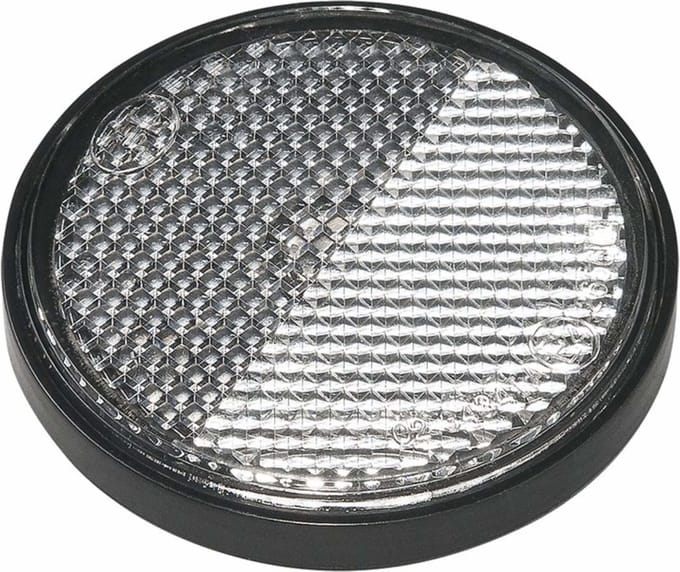 ProPlus Witte ronde zelfklevende reflector met grondplaat - Ø 55 mm