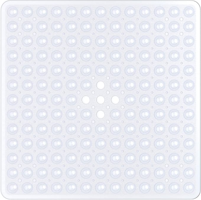 Antislip Douchemat 53 x 53 cm - Antischimmel, Sterke Zuignappen, Machinewasbaar