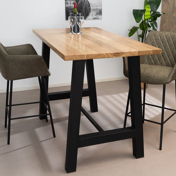 Bronx71® Bartafel Lena eikenhout 160 x 80 x 106 cm