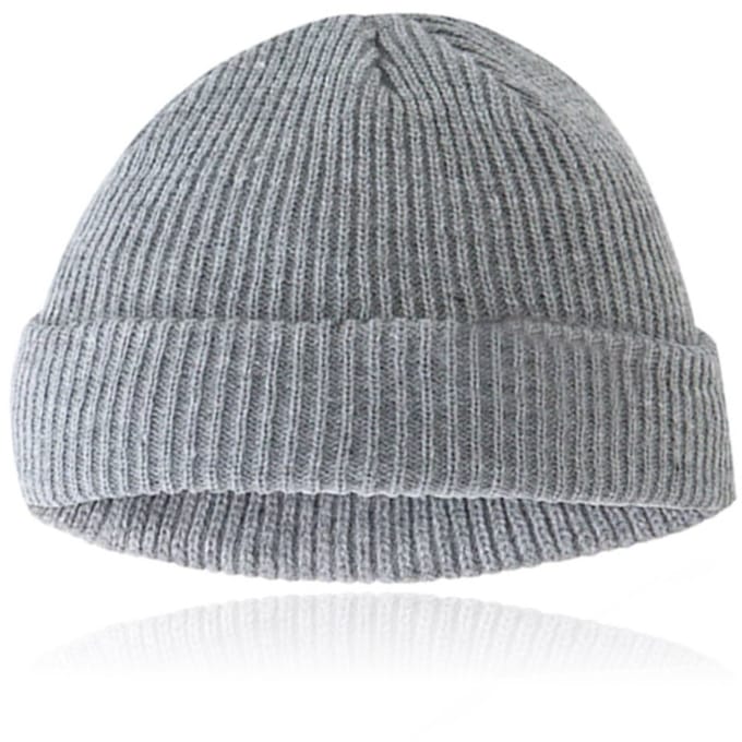 Korte Beanie Rond Model Concrete