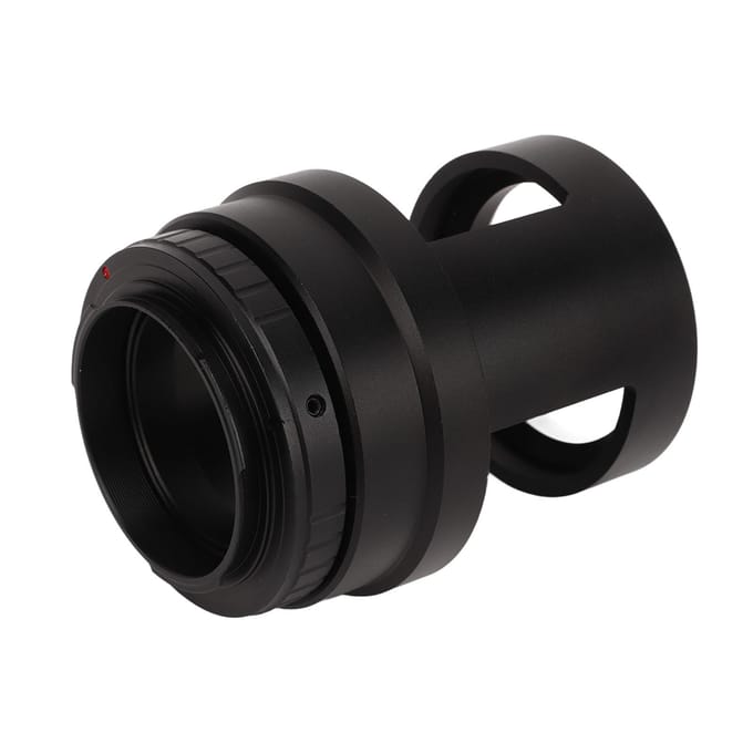 T-Mount Spotting Scope Camera Adapterbuis T-ring voor Nikon voor Pentax SLR DSLR Camera Astronomisch black