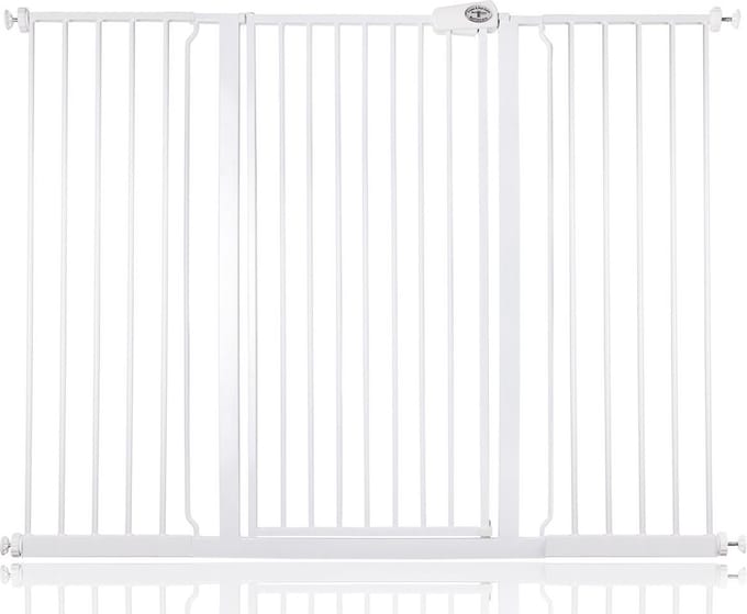 Bettacare Extra Hoog Metaal Veiligheidshek, 139.8cm - 147.4cm, Wit