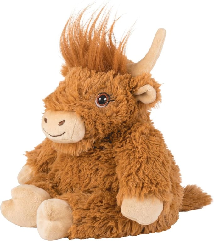 Hochlandrind Knuffeldier – Warmteknuffel met Lavendelvulling