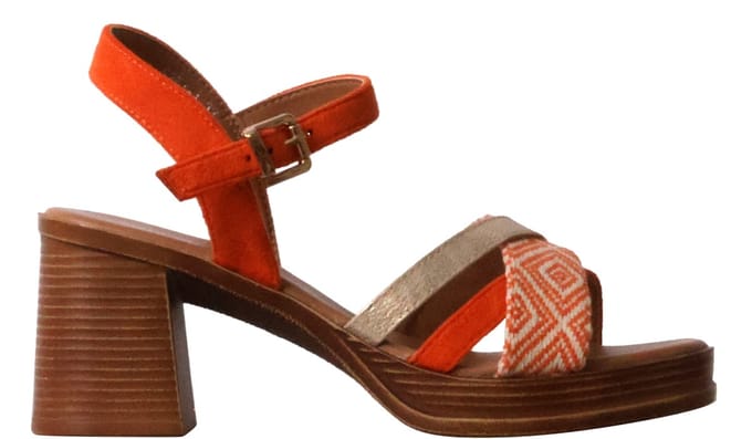 Sandalen met hak
