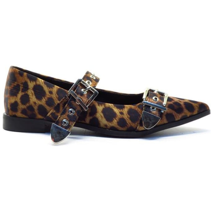 Poelman Camel print bandschoen C24W1501PSH camel Panter