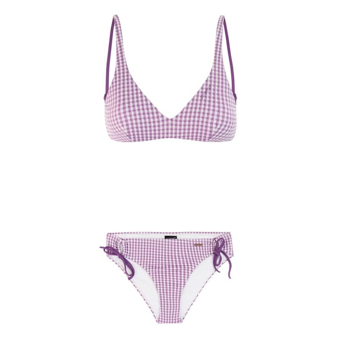 Protest PRTBrooke - Bikini set Dames - Koordsluiting - Uitneembare vulling - Medium dekking - Paars