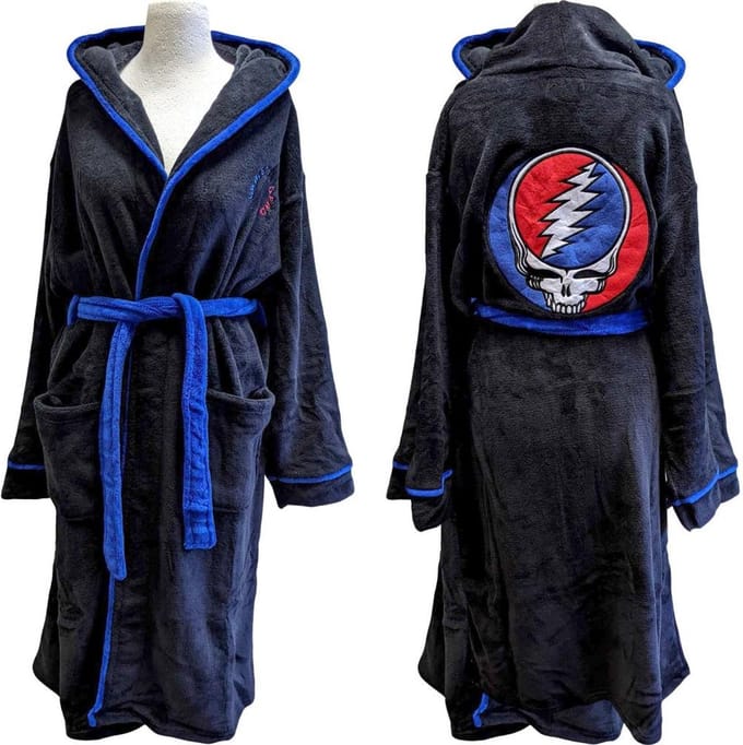 Grateful Dead - Steal Your Face Badjas - S/M - Zwart