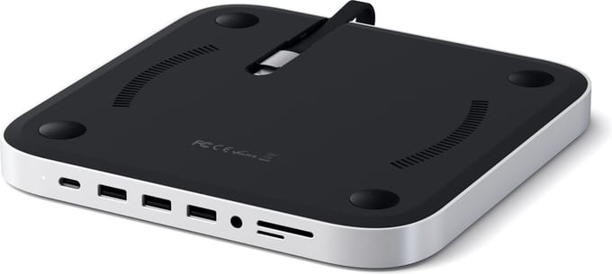 Satechi Aluminum Mac Mini Standaard & Hub - Grijs