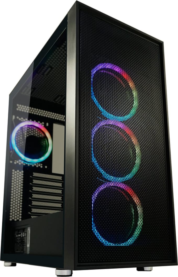 LC Power Gaming 802B - Black_Wanderer_X - Case - Tower - Zwart