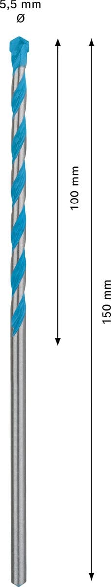 Bosch Expert CYL-9 MultiConstruction boor 5,5 x 100 x 150 mm - 26...