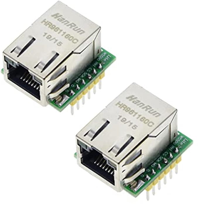2 Stuks SPI naar LAN TCP IP Ethernet Netwerkmodule voor STM32