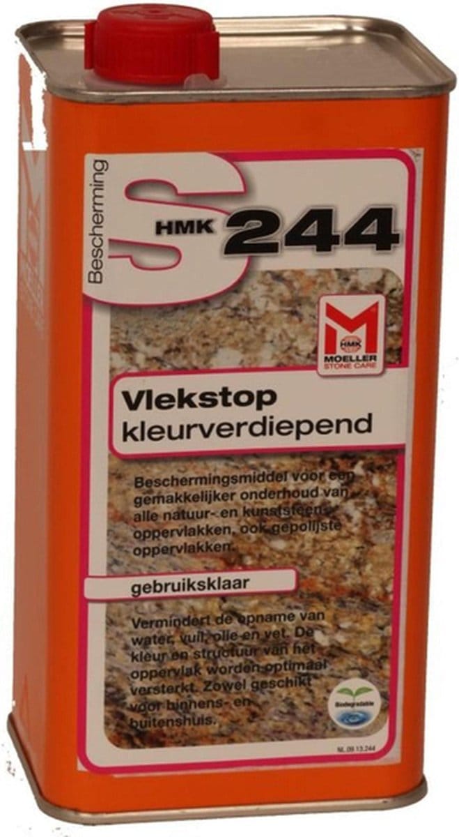 HMK S244 - Vlekstop - Kleurverdiepend - Moeller - 1 L