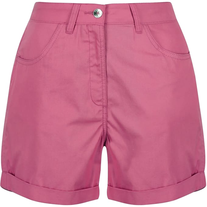 Shorts Wandelen Dames Rolled Hems Knopsluiting