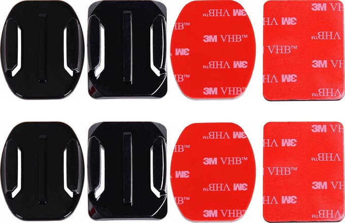 YONO Adhesive Mounts geschikt voor GoPro - Action Camera - Flat - Curved - Adapter Accessoires