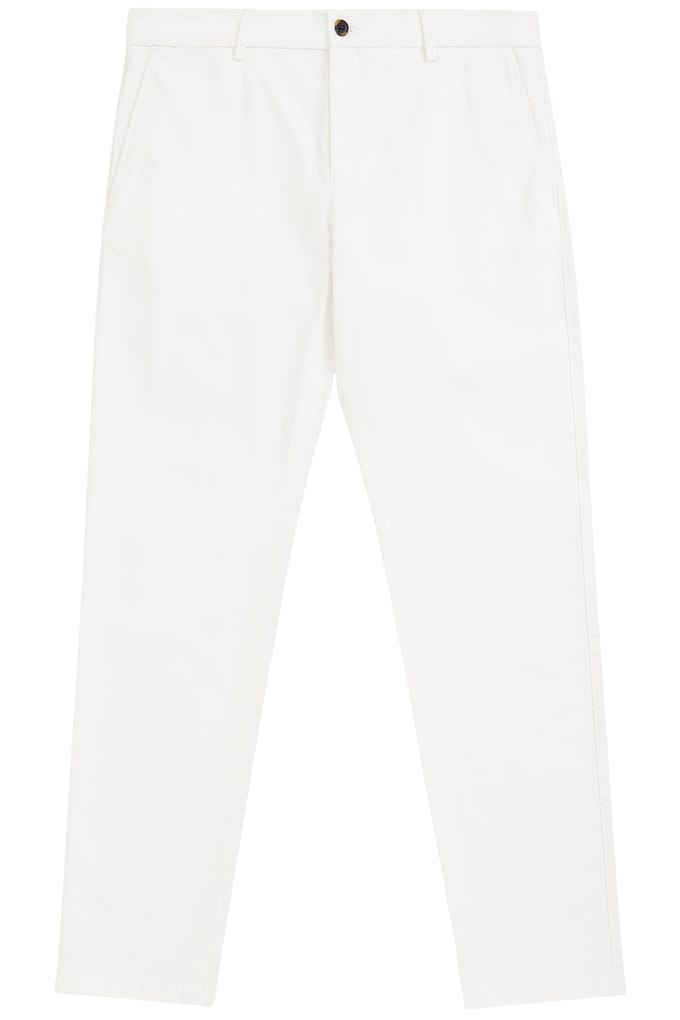 No Label Diego Cotton-stretch Off White Taglia: 50 | Pantaloni chino Outlet | Uomo | Bianco