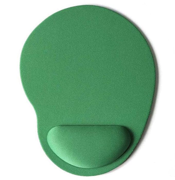 Gadgetpoint - Antislip Muismat - Polssteun - Mousepad - Rond Groen