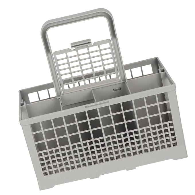 Universele bestekmand vervangende box voor multifunctionele vaatwassers wit