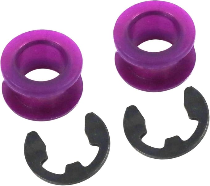 Kabeldoorvoer Rubber - Schakelstang Bussen - Auto Onderhoud - Directe Vervanging - 2 Stuks - Zwart