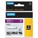 DYMO 1805421 IND Rhino tape vinyl wit op paars 19mm (origineel)