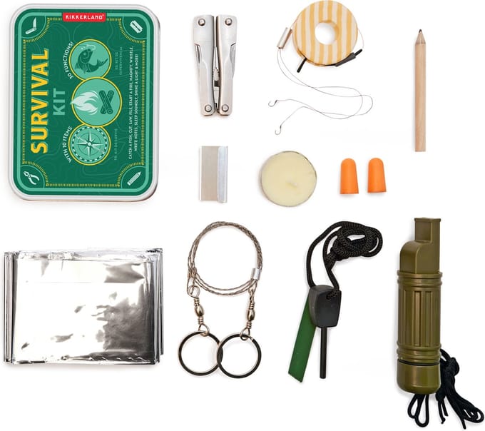Kikkerland Surival kit