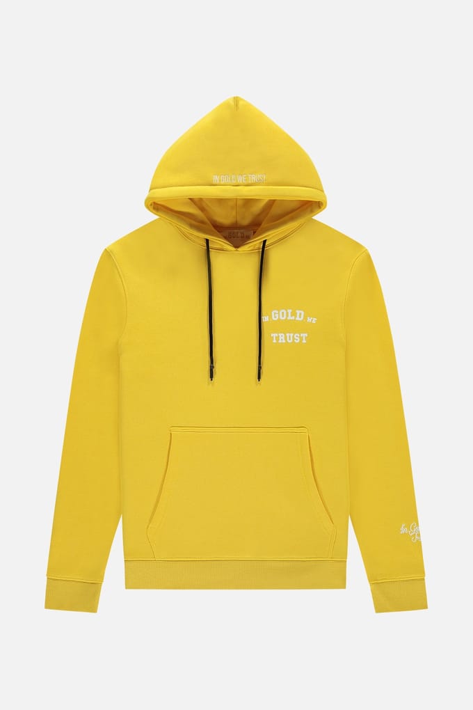 In Gold We Trust The Notorious Yellow Größe: M | Kaputzenpullis Outlet | Unisex | Gelb