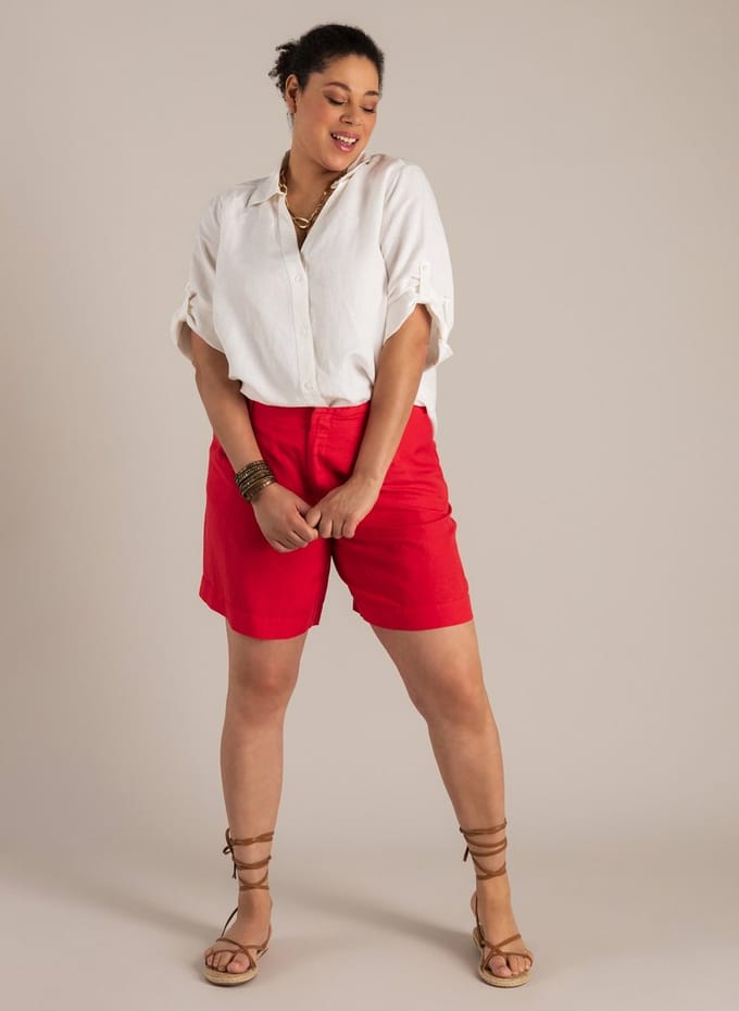 YEST CURVE YESTCurvenami Bottoms - Hot Red - maat 2(50)