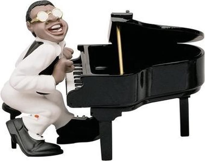 Antartidee - beeldje - pianist - Jazz - Band - Italiaans - Design