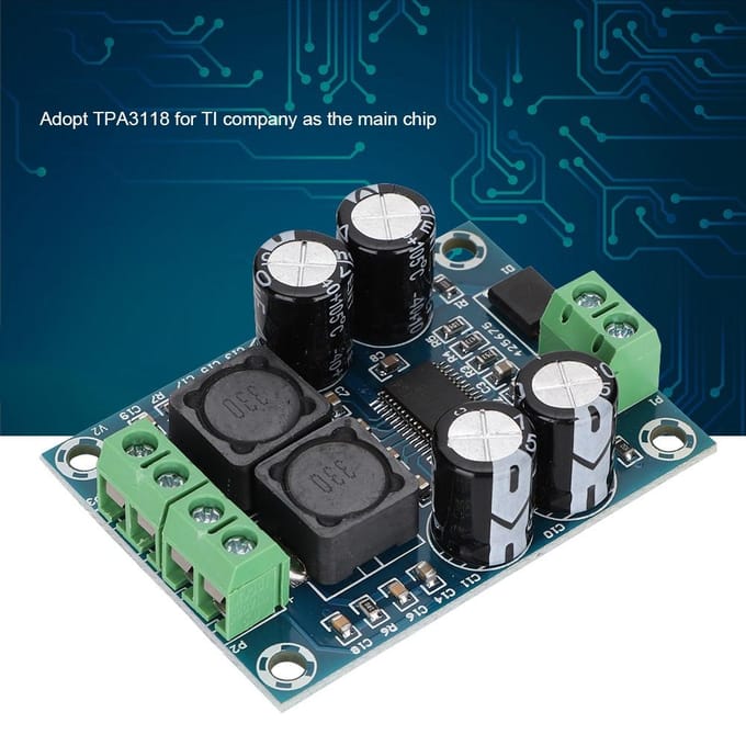 XH-M311 Mini TPA3118 Digitale versterkerprint of versterkermodule Mono 60W
