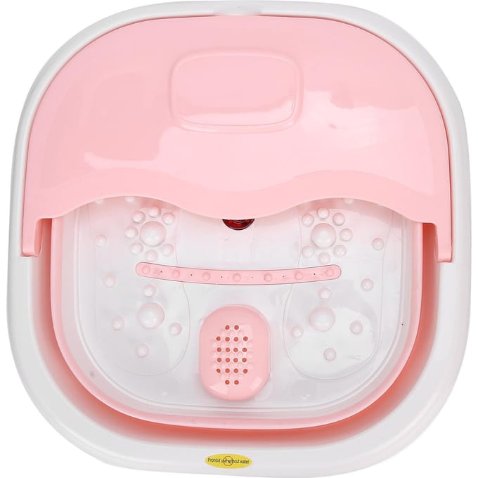 Opvouwbare Voetspa Bad Massager Roodlichttherapie Constante Temperatuur Verwarming Voetbadmachine EU Plug white