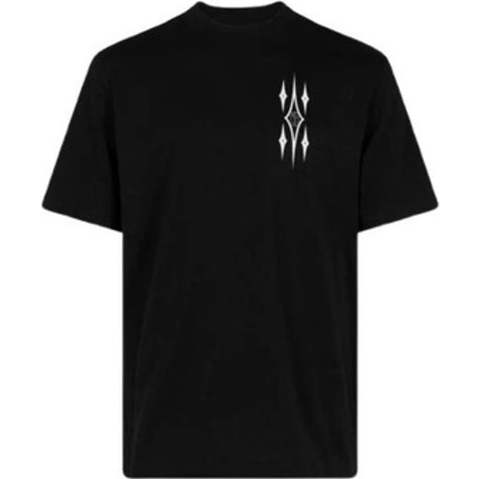 T-shirt Korte Mouw Amiri ARGYLE TEE BLACK