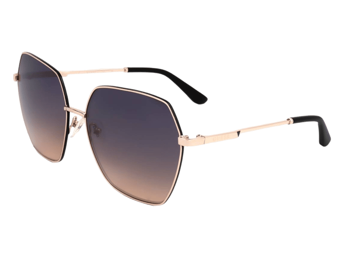 GUESS Shiny Rose Gold Zonnebril  - Roségoudkleurig