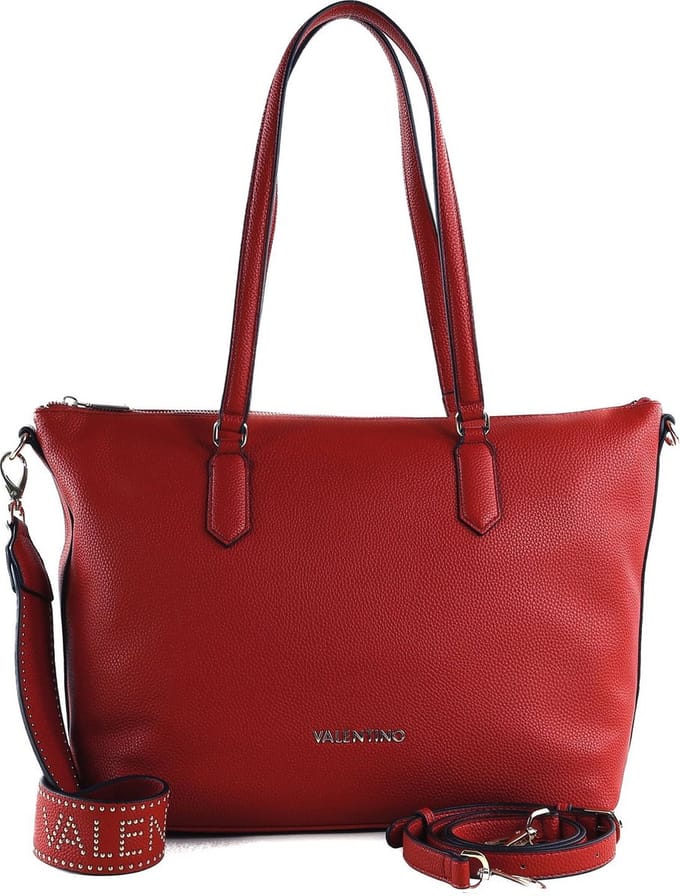 VALENTINO schoudertas shopper Naif Re Shopping Bag Rosso rood