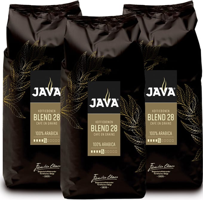 Koffiebonen JAVA Blend 28 - 3 x 1kg