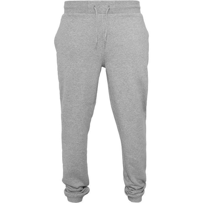 Build your Brand Heavy Sweatpants BY014 - Heather Grey - M
