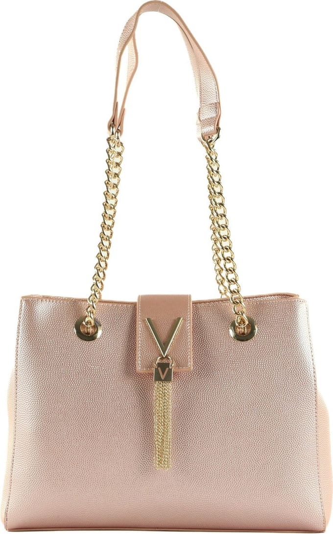 VALENTINO Schoudertas Divina Lady Shoulder Bag Rosa Metallizato Roze