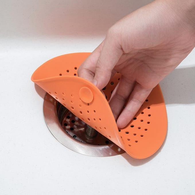 Badkamer Haarvanger Stop Badkamer Sink Filter Accessoire Voor Badkamer Product Bad Riool Afvoer Douche Filter Zeef wit