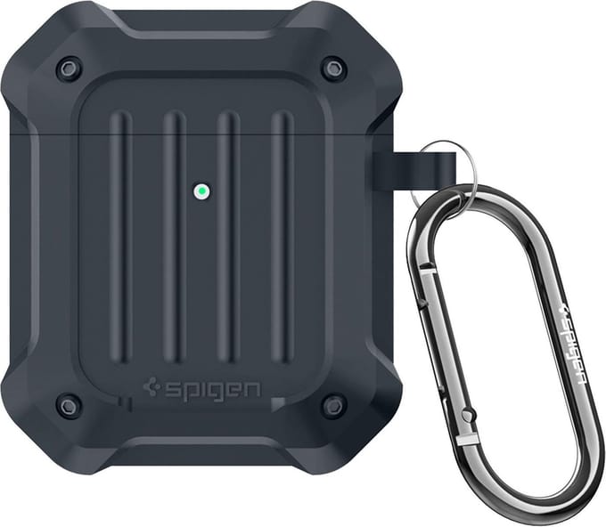 Spigen Tough Armor Apple AirPods 1/2 Hoesje Charcoal