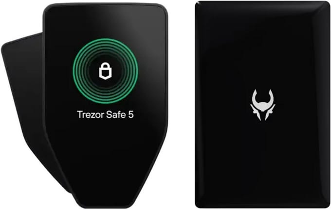 Trezor Safe 5 Voordeelbundel + Cryptotag Loki - Hardware Wallet - Seed Phrase back-up