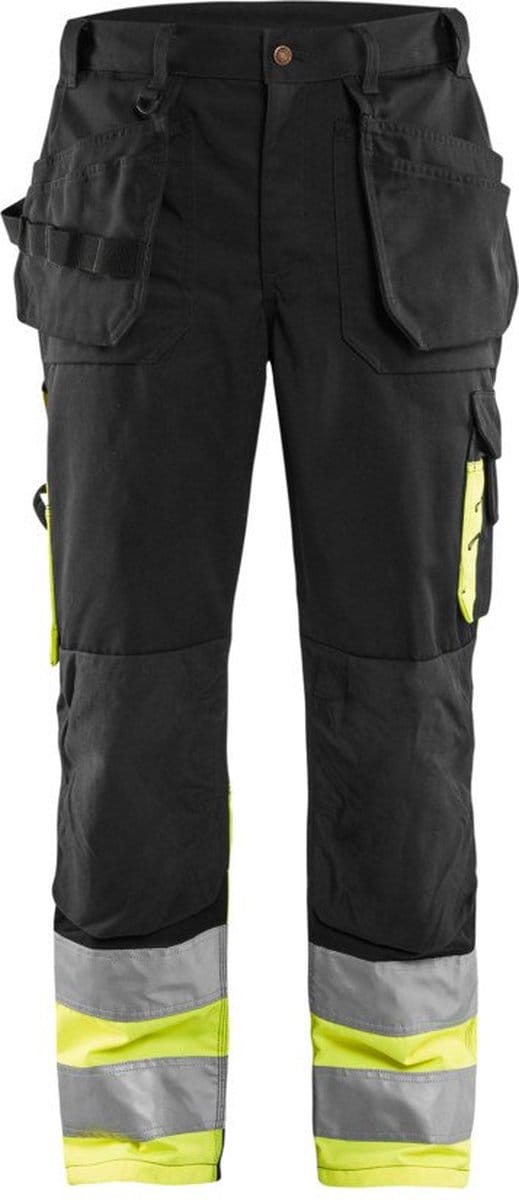 Blaklader Werkbroek High Vis 1529-1370 - Zwart/High Vis Geel - C152