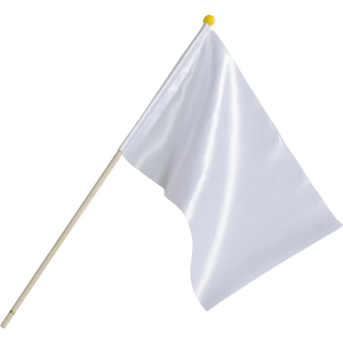 Rechter vlag met houten handvat Kwon
