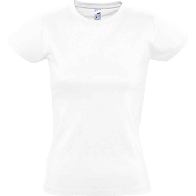 SOLS Dames/Dames Imperial T-shirt met korte mouwen (Absoluut Wit)