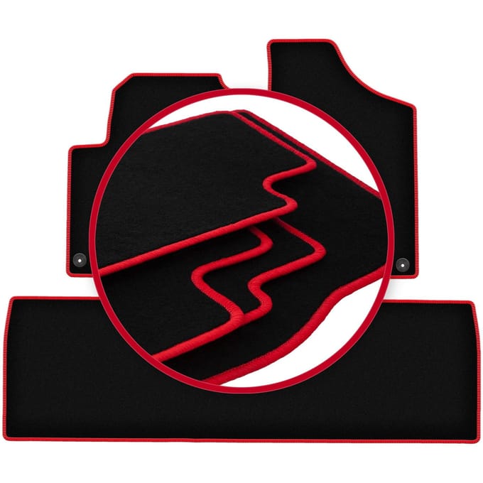 CARLUX-RED automatten voor: Volkswagen Sharan I minivan (1995-2010)
