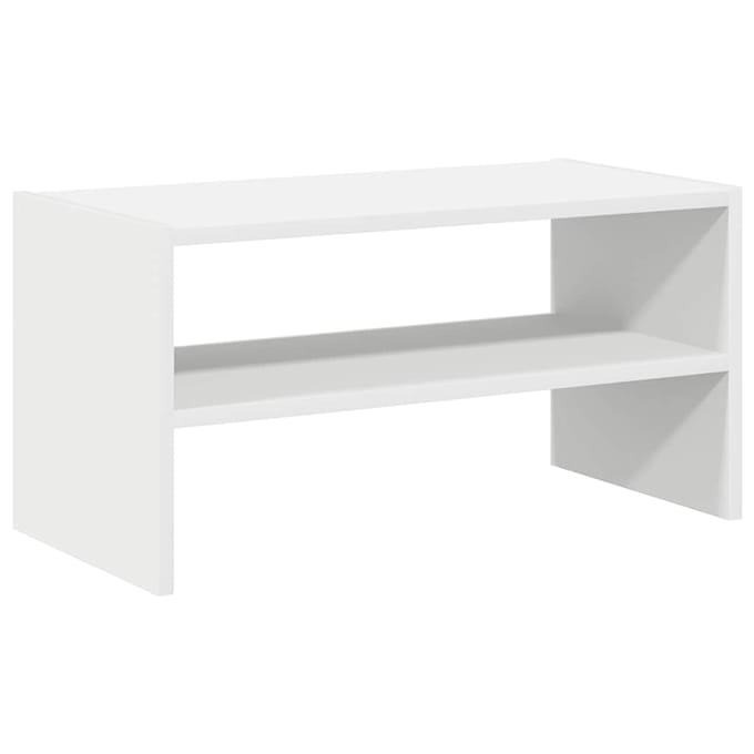 vidaXL Schoenenrek stapelbaar 60x30x30,5 cm wit